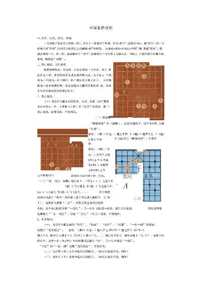 中国象棋比赛规则及历史回顾-第3张图片-www.211178.com_果博福布斯